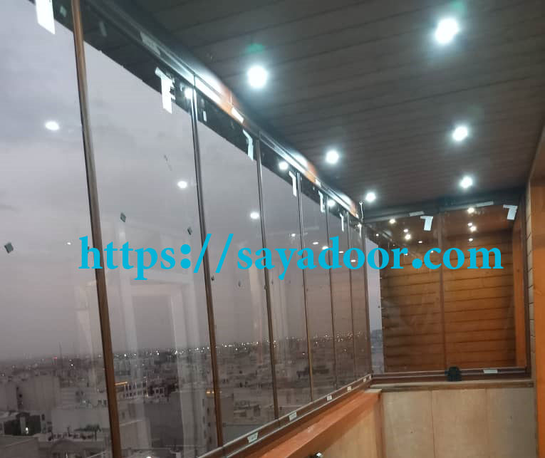 شیشه بالکن لوکس تاشو ریلی در کرج