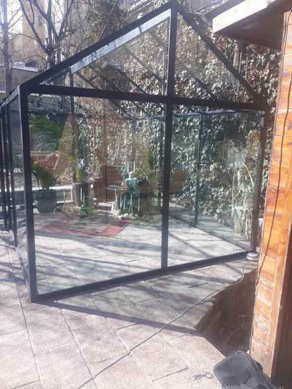 نمونه گلخانه شیشه ای ساخته شده توسط سایادُر